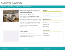 Tablet Screenshot of climbing-leonidio.com